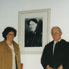 Impressionen Würdigung von Thekla Landé durch ein Porträt in der „Ahnengalerie“ auf den Fluren des Rathaus Barmen mit Nachfahren der Familie aus Frankreich und den USA 2000